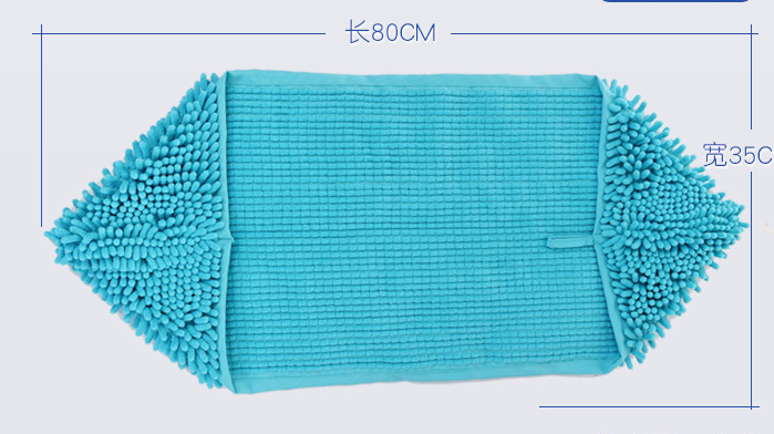 Blue Chenille Dog Towel - Super absorbent and gentle on your pet's fur.