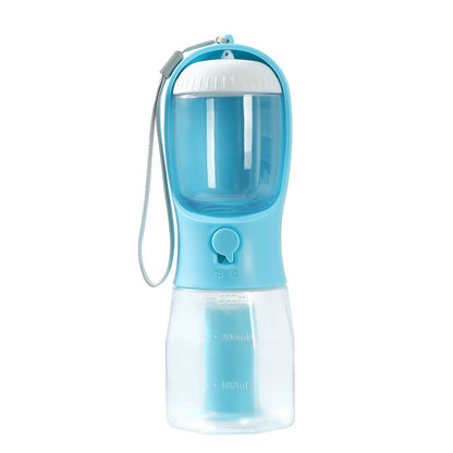 3 in 1 dog water cup light blue