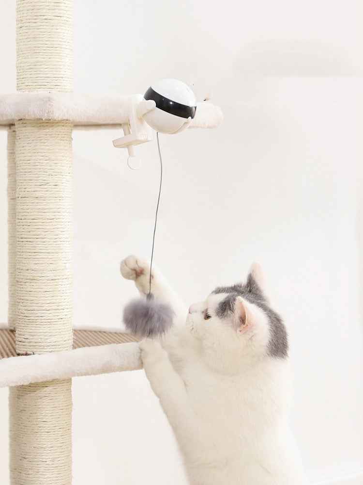Auto-Lifter Cat Toy Ball