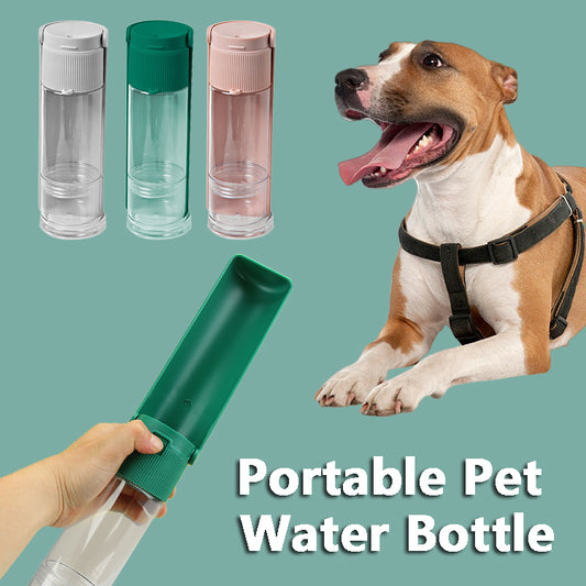 Travel Dog Water Bottle & Feeder