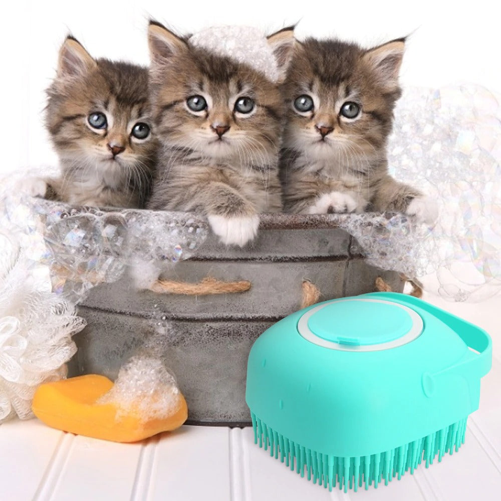 Dog Brush & Shampoo Massager 3 cats