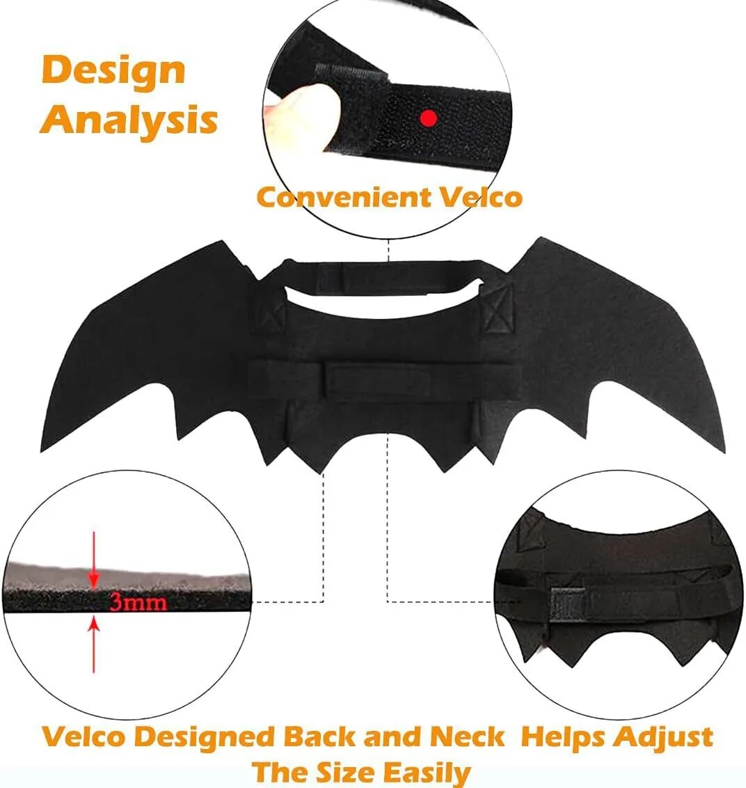 design analysis Bat Wings & Bell Style
