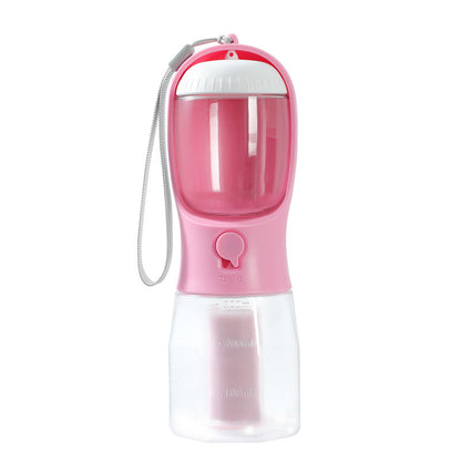 3-in-1 Dog Waterers pink